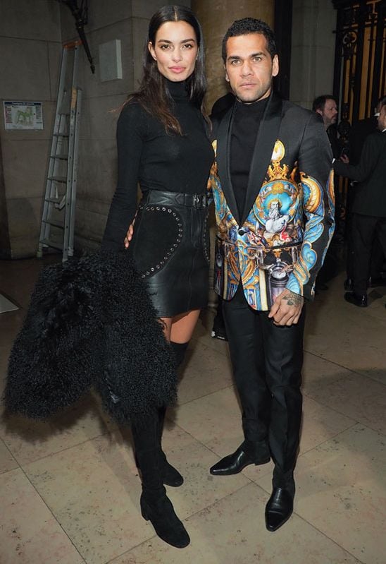 Dani Alves y Joana Sanz