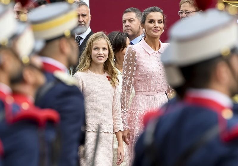 La princesa Leonor y la reina Letizia