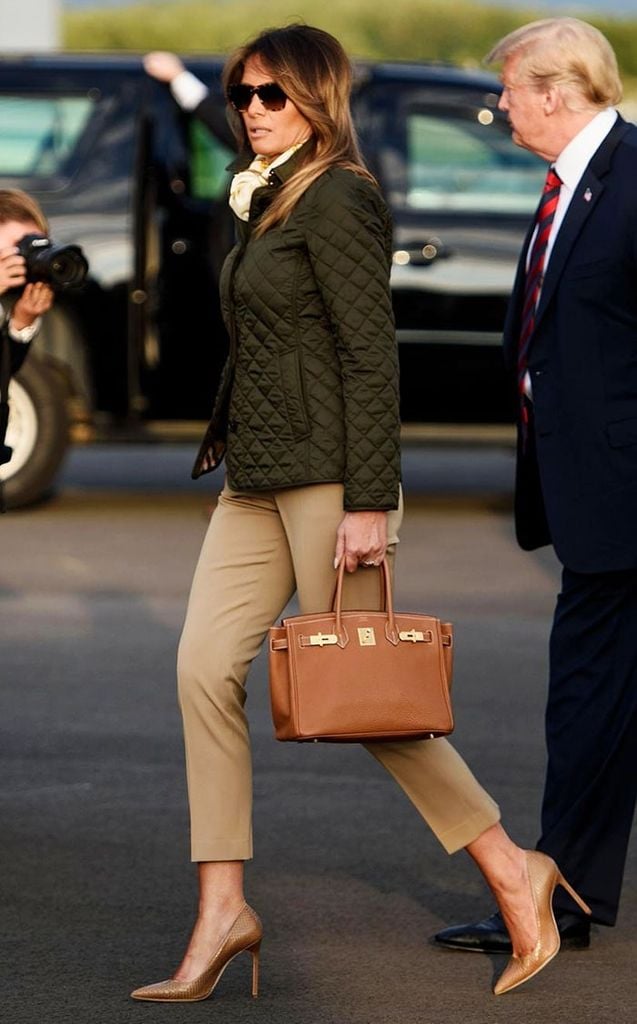 melania trump uk birkin a