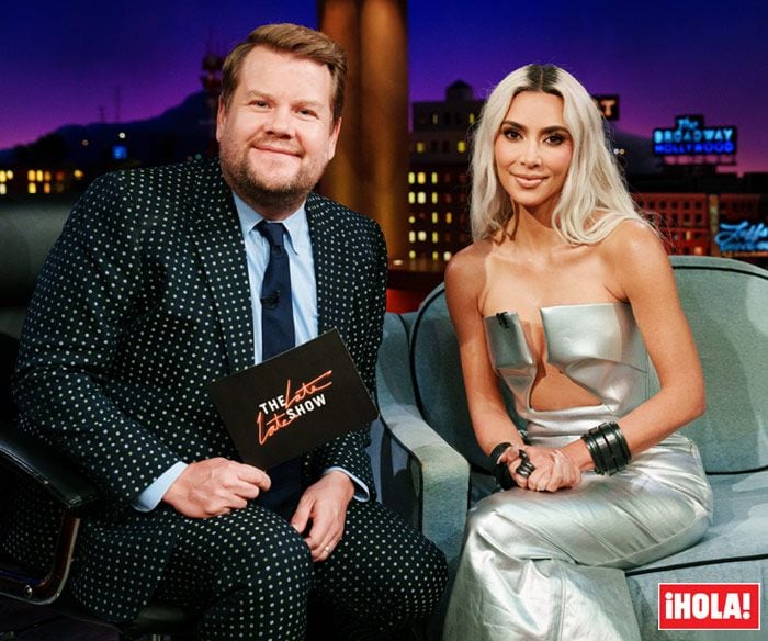 Kim Kardashian con James Corden