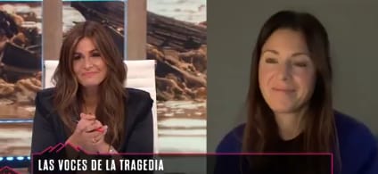 Nuria Roca conecta con su cuñada, Patricia Llorens, en el epicentro de la DANA