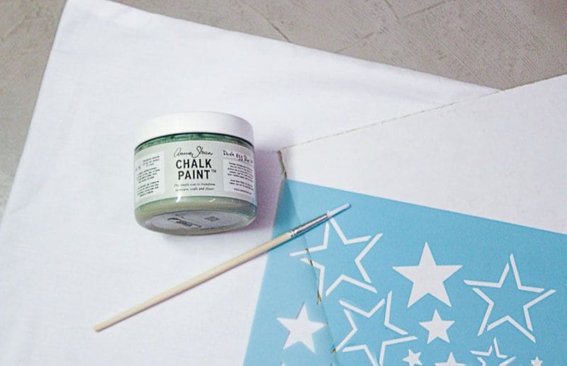 pintar tela chalk paint 7