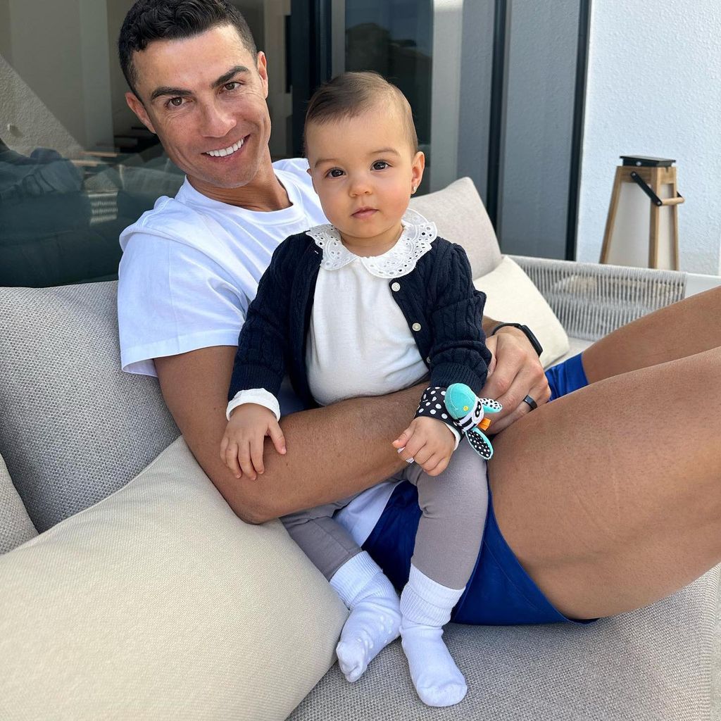 Cristiano Ronaldo y Bella Esmeralda