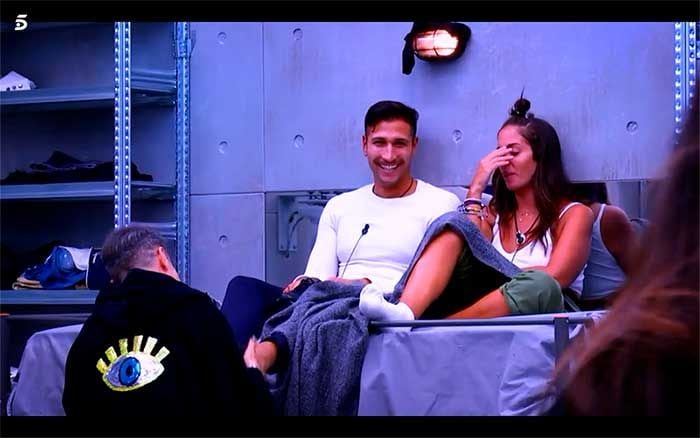 Anabel Pantoja y Gianmarco Onestini en la casa de GH VIP 