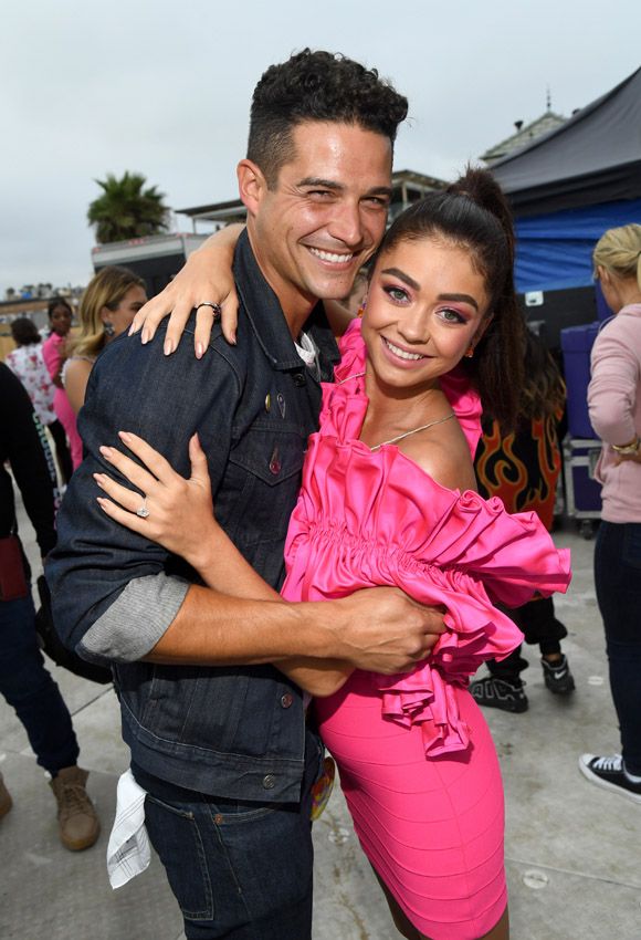 Sarah Hyland y Wells Adams