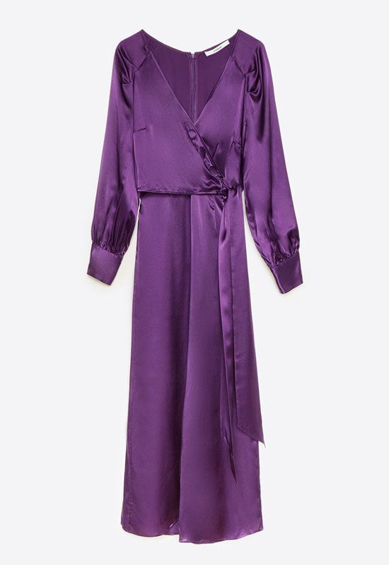 vestido morado uterque