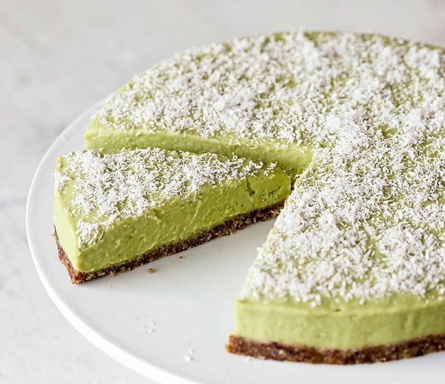 TARTA DE AGUACATE Y LIMÓN