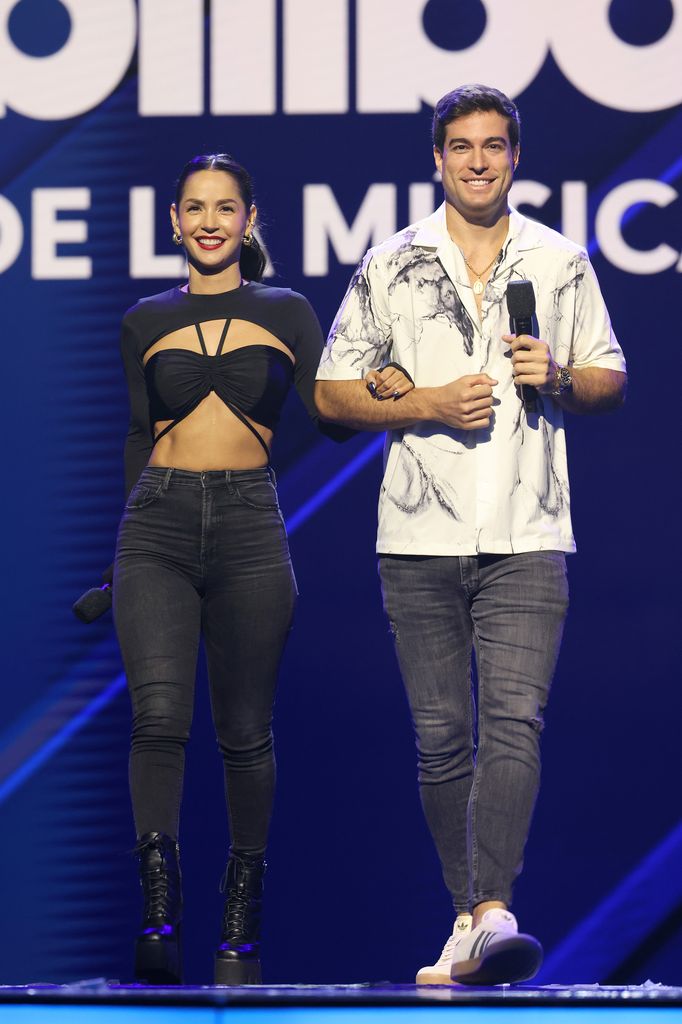 Danilo y Carmen fueron los encargados de conducir los Billboard Latin Music Awards 2024.