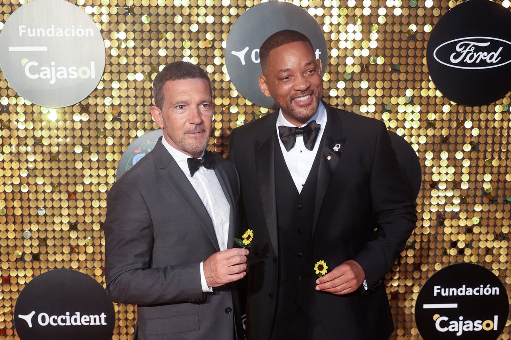 Will Smith y Antonio Banderas. Starlite 2024