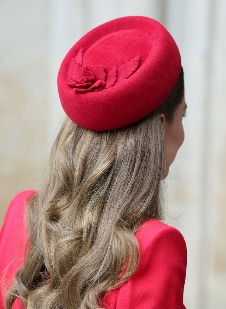 Catherine, Princess of Wales attends the annual Commonwealth Day Service of Celebration at Westminster Abbey on March 10, 2025 in London, England