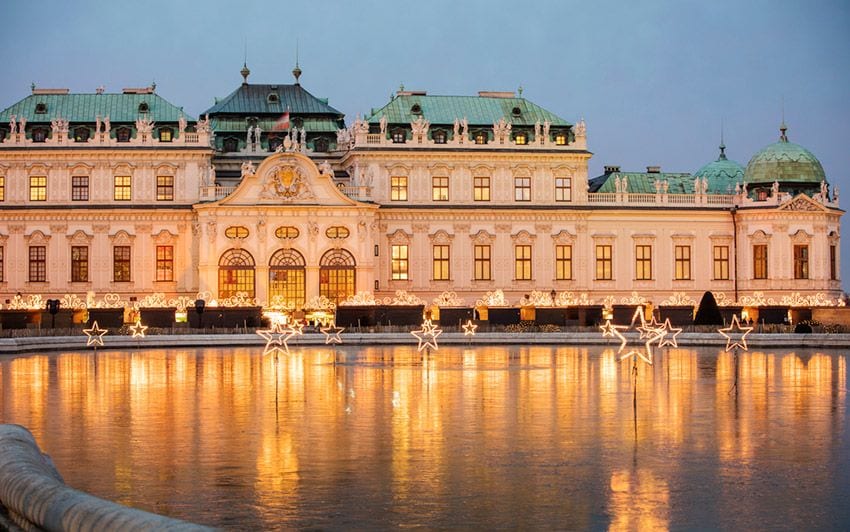 Adventmarkt-Wien-Schloss-Belvedere