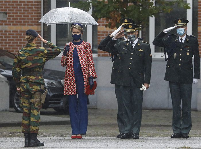 Elisabeth de Bélgica en la Real Academia Militar de Bruselas