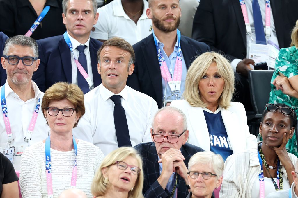 Emmanuel Macron y Briggite Macron. Juegos Olímpicos París 2024