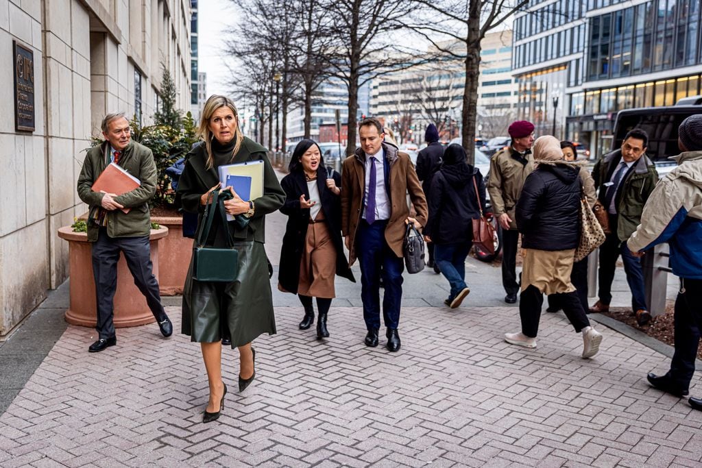 Máxima de Holanda en Washington 