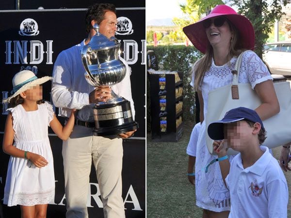 Luis Alfonso contó con la ayuda de su hija al entregar la Copa de Plata Indi
