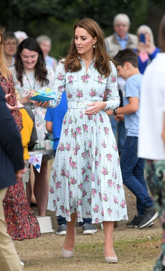 kate middleton vestido flores