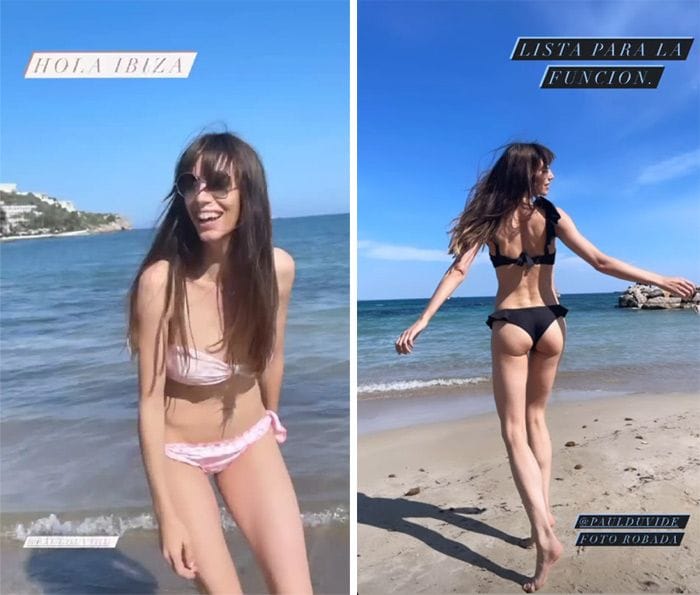 Almudena Cid posa en bikini