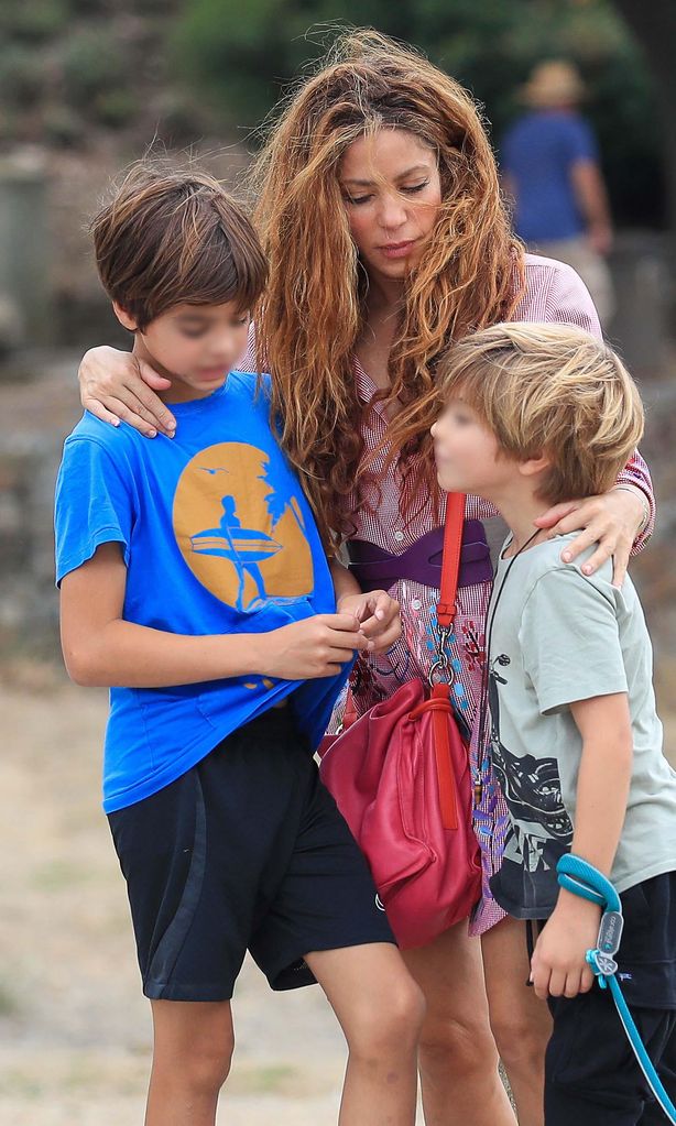 shakira y sus hijos