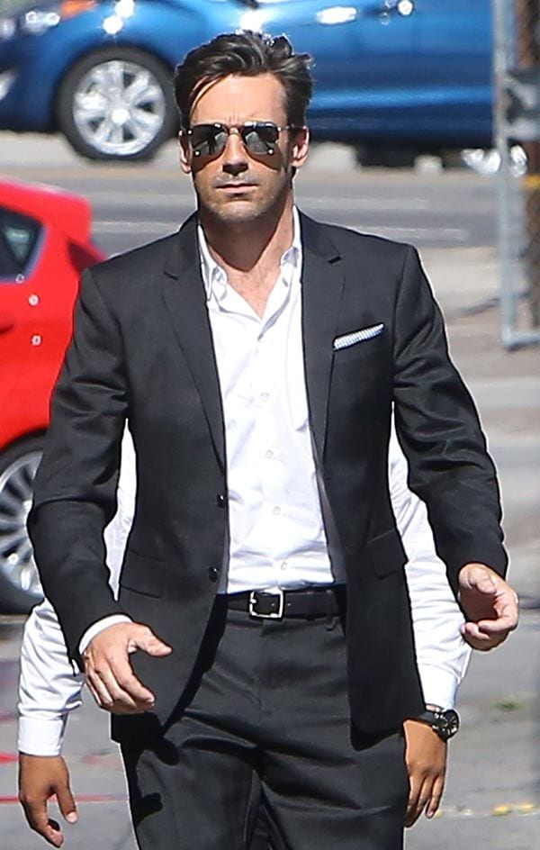 El actor Jon Hamm es conocido por su papel de Don Draper en Mad Men
