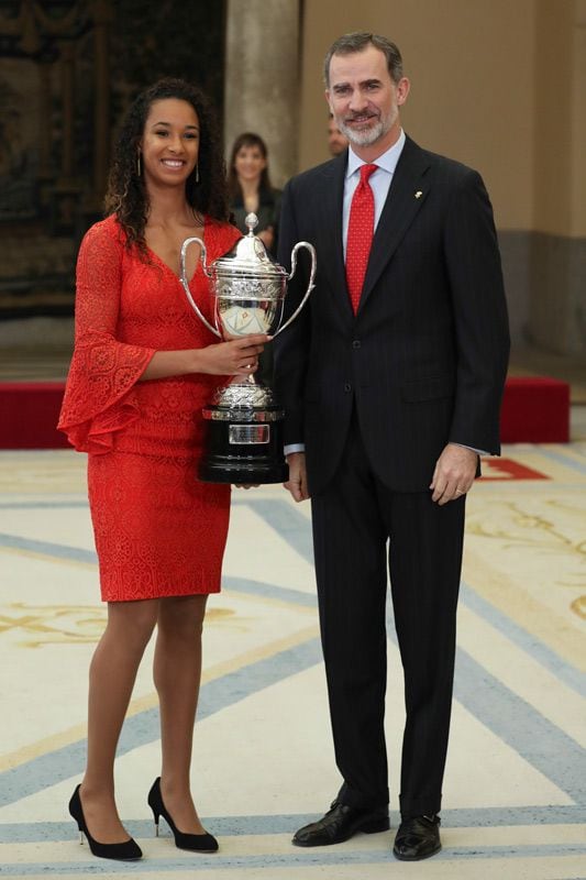 Felipe VI con María Vicente