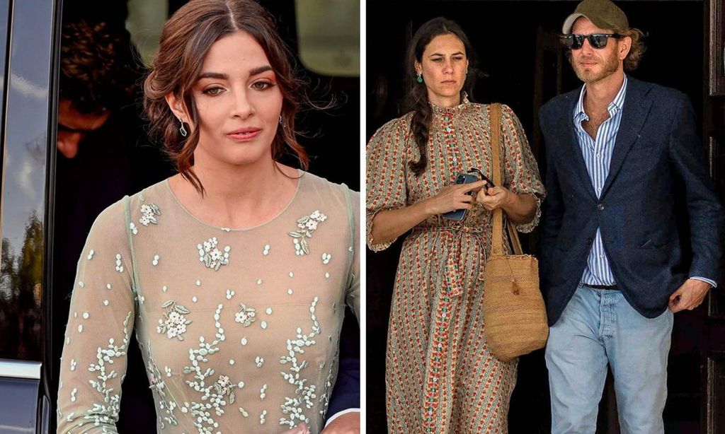 
Arriba, Alexia de Grecia y su familia al completo. Abajo, izquierda, bello primer plano de su hija mayor, Arrieta Morales. A la derecha, Andrea Casiraghi y Tatiana Santo Domingo.
