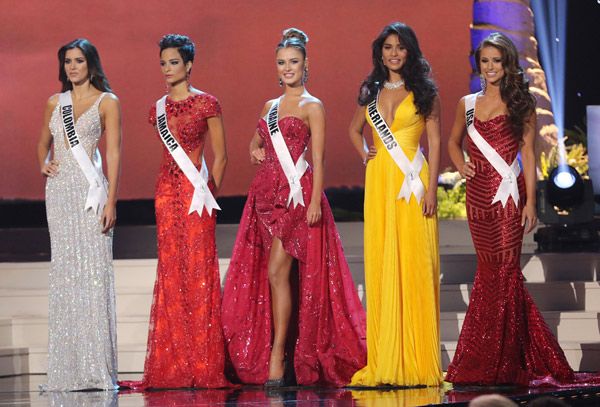 A la gran final sólo llegaron cinco, Paulina Vega y las 'misses' de Estados Unidos, Ucrania, Holanda y Jamaica 