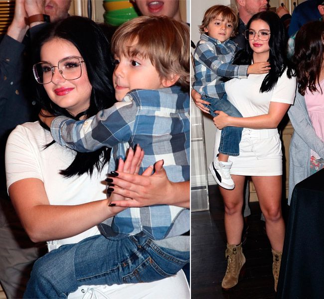 Ariel Winter look en blanco