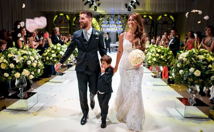 Thiago, el otro gran protagonista de la boda Leo Messi y Antonela Roccuzzo