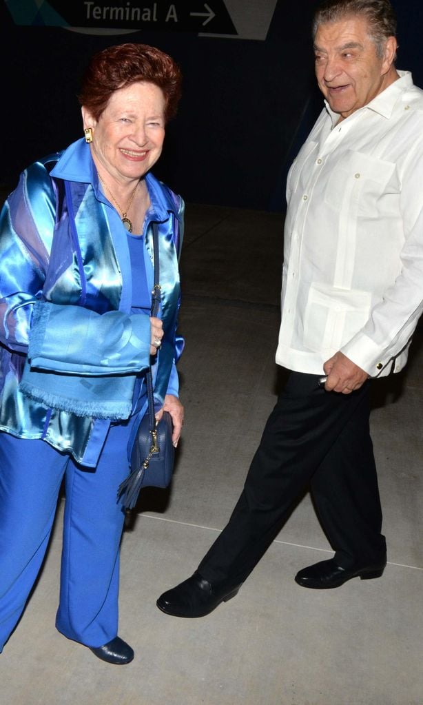 Don Francisco y su esposa Teresa Muchnik Rosenblum