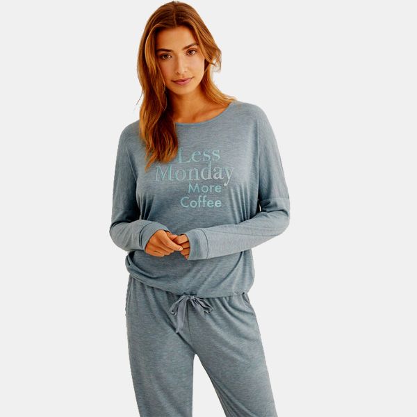 pijama gris