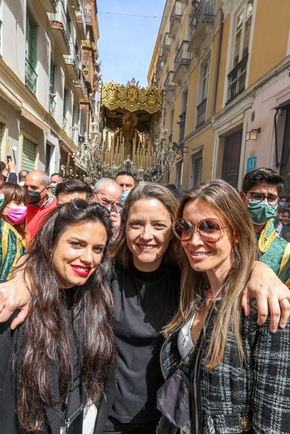 María Casado con Martina diRosso y Nicole Kimpel