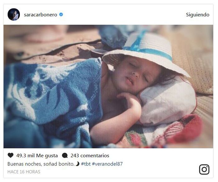 ¿Es Martín Casillas? ¡No! Es Sara Carbonero de niña