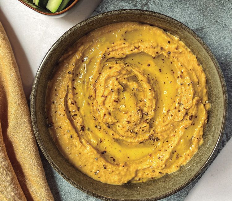 'No hummus' de calabaza y mango