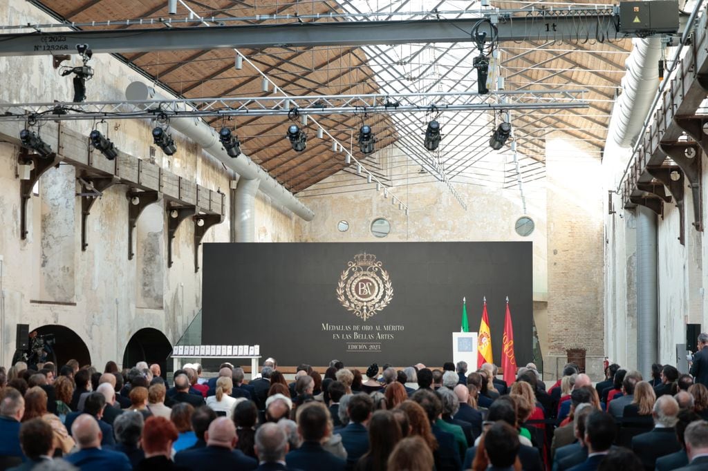 Los reyes Felipe y Letizia en la entrega de las Medallas de Oro al Mérito a las Bellas Artes