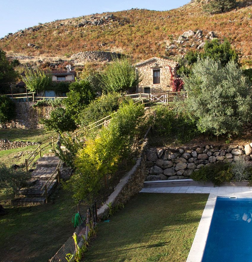 Vista de las casas de El Vergel de Chilla 