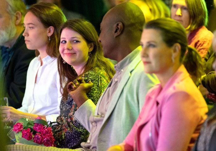 Marta Luisa de Noruega y Durek Verrett con Maud Angelica 