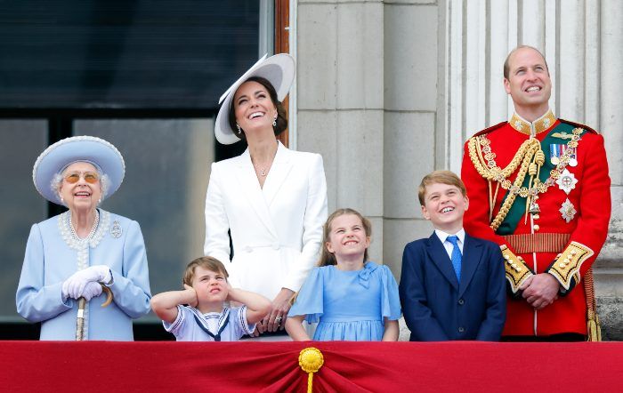 Los Duques de Cambridge en el Jubileo de la Reina Isabel II