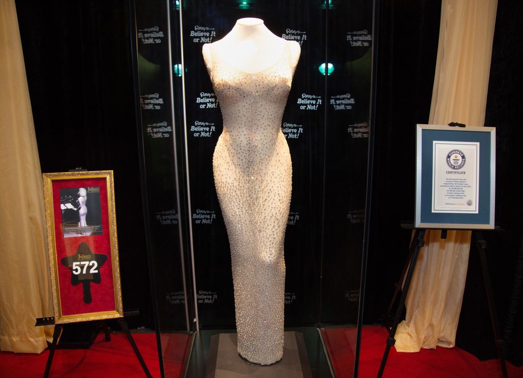 Dress worn by Marilyn Monroe in 1962 at Madison Square Garden