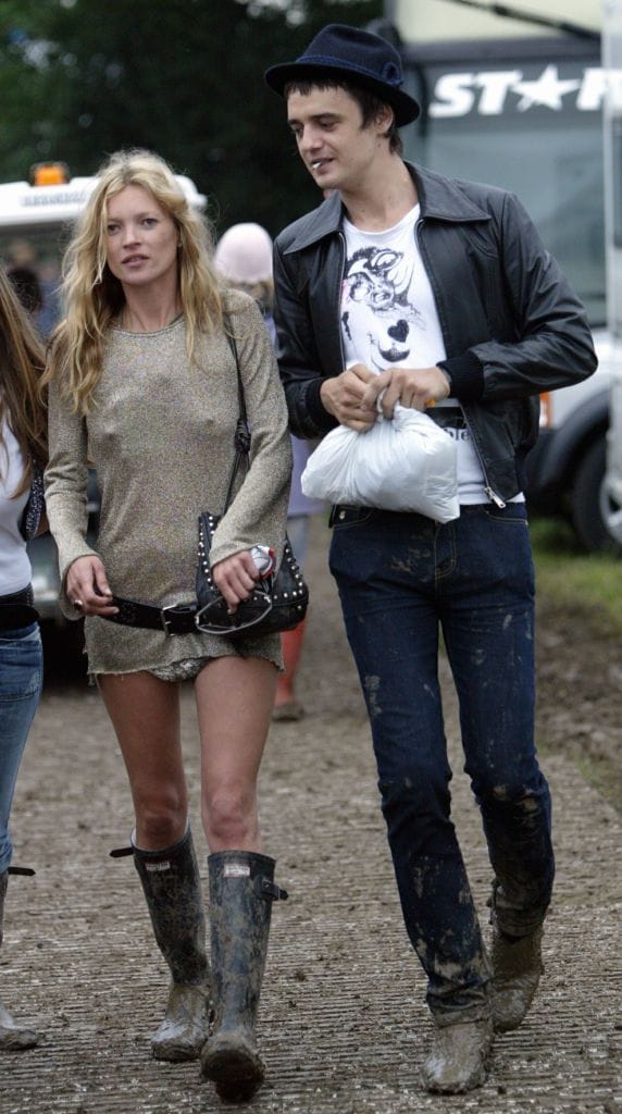 Kate Moss en Glastonbury