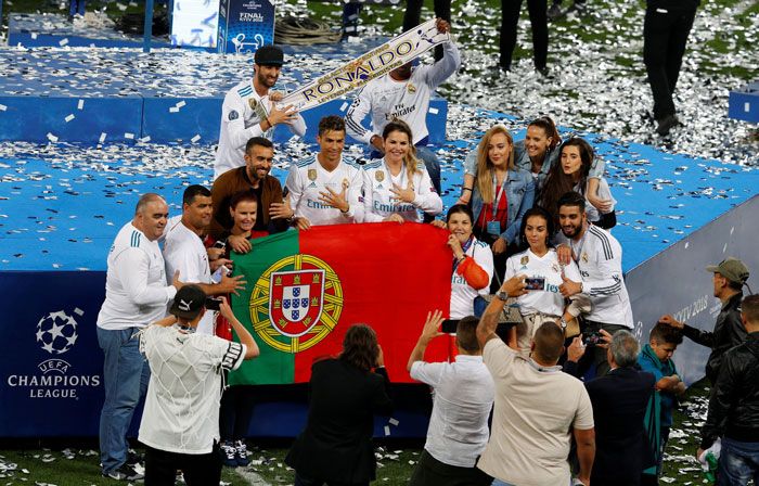 La familia de Cristiano Ronaldo