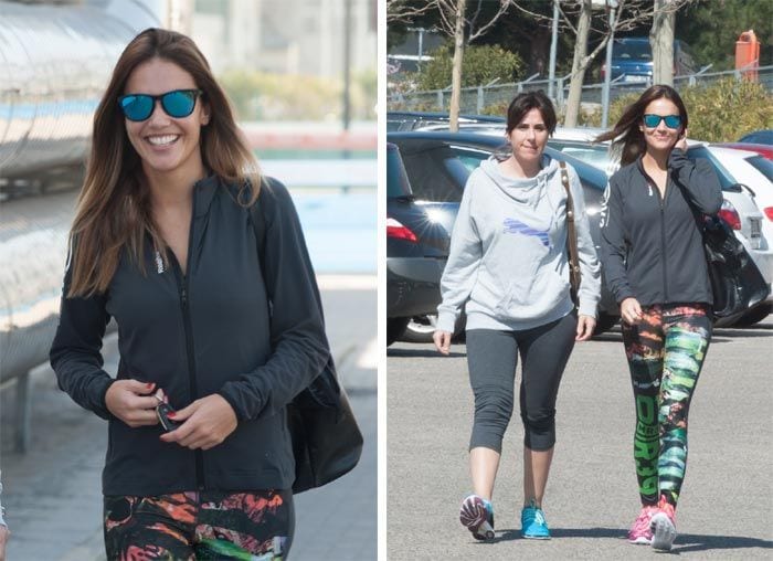 Lara ha mostrado su amplia sonrisa en las primeras imágenes que se tienen de ella tras los rumores de ruptura, aunque, quién sabe, igual la procesión va por dentro
