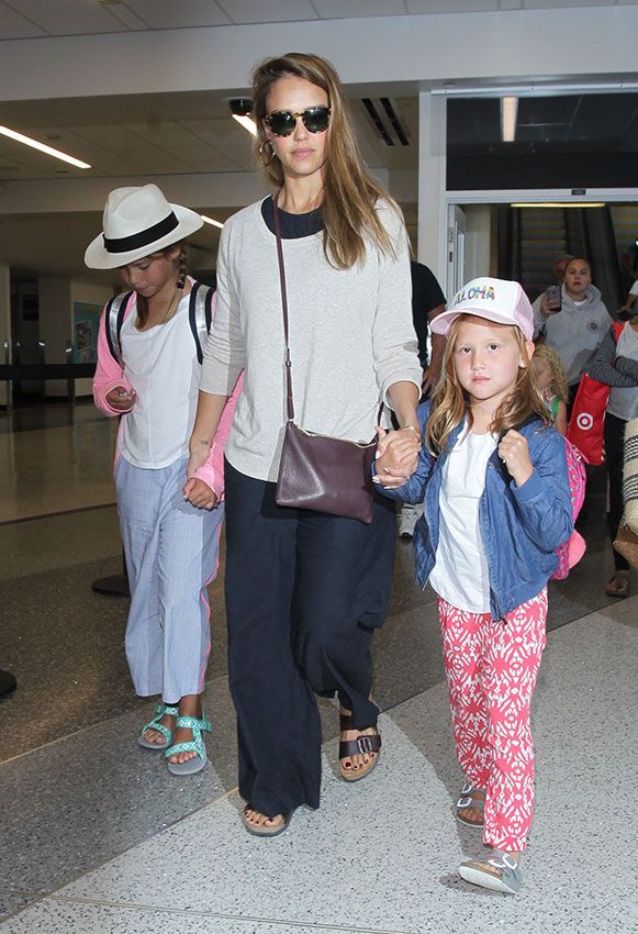 jessica alba aeropuerto