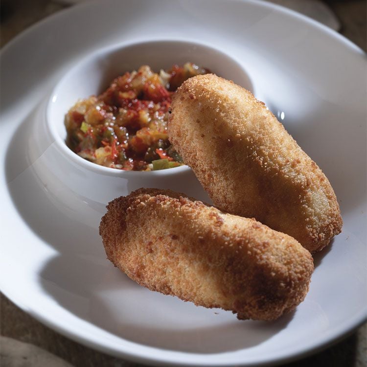 Croquetas de pollo al chilindrón