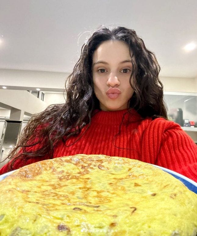 Rosalía y su tortilla de patatas