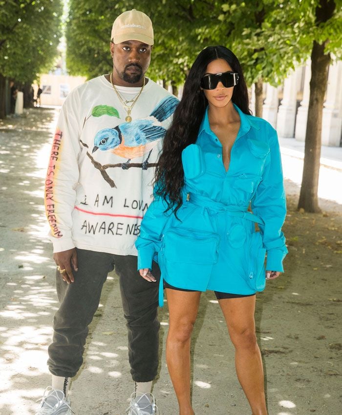 Kanye West y Kim Kardashian