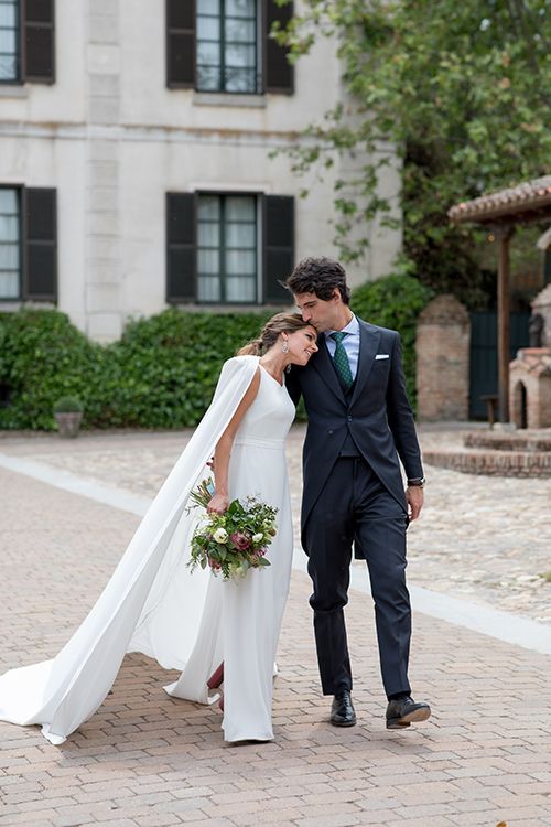 Vestido de novia sencillo