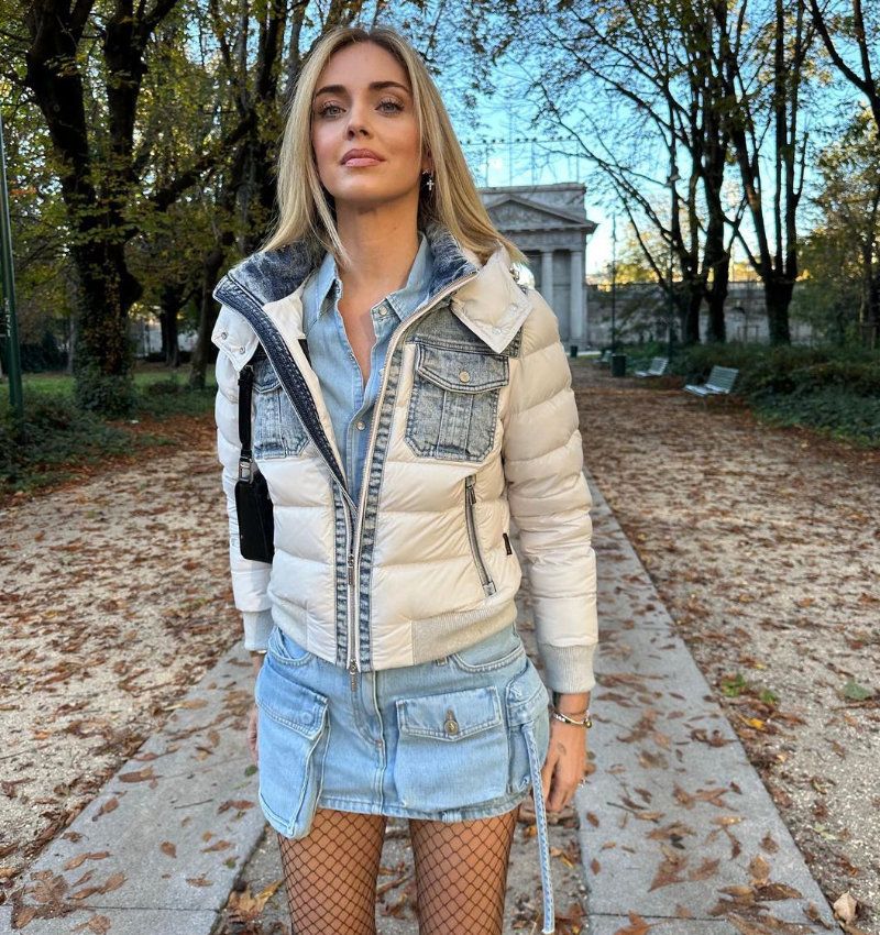 chiara ferragni chaqueta combinada