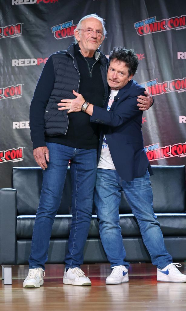 Christopher Lloyd and Michael J. Fox