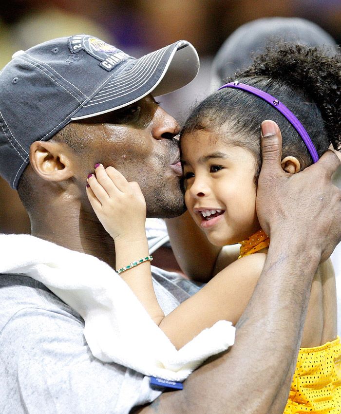 Kobe Bryant con su hija Gigi