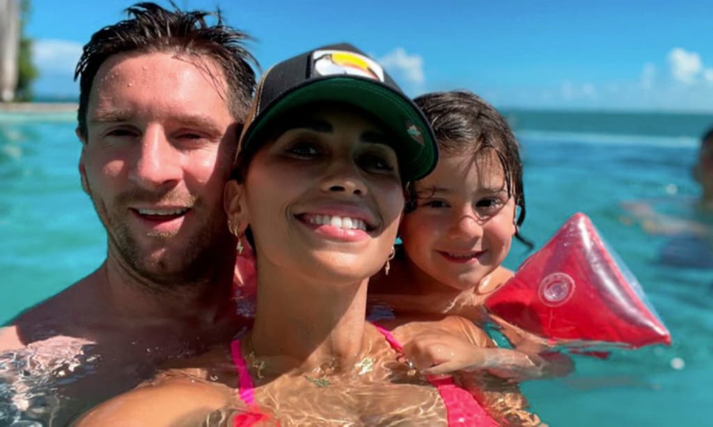 lionel messi y familia